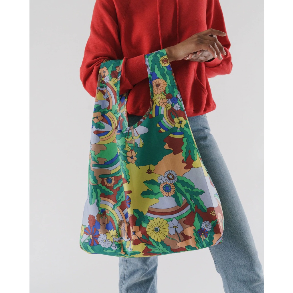 Standard Baggu - Túi tote chất liệu nylon tái chế họa tiết độc đáo cá tính