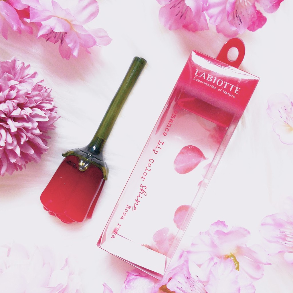 Son kem lì Hoa Hồng Labiotte Flomance Lip Color Shine | BigBuy360 - bigbuy360.vn