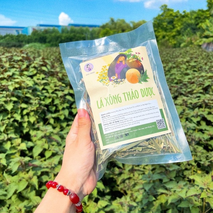 Lá xông thảo dược giải cảm Mộc Nhan, xông hơi toàn thân tăng sức đề kháng, phục hồi cơ thể