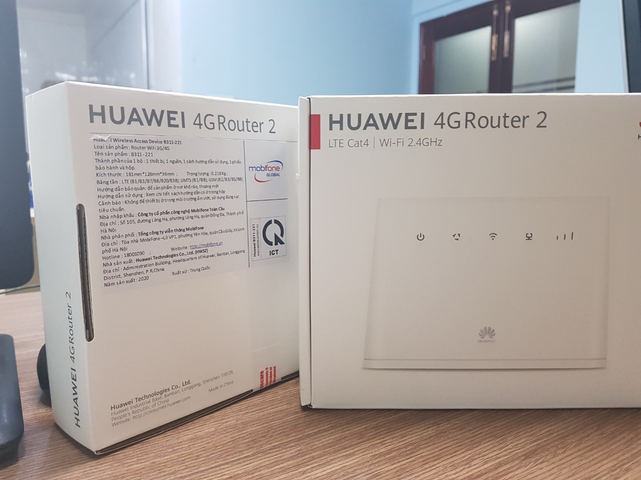 Bộ wifi 3G/4G dùng cho gia đình, router wifi 4G Huawei B311-221 kèm sim 4G không giới hạn dung lượng, miễn 1Tháng