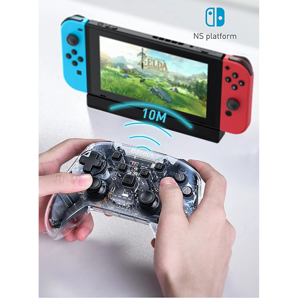 Tay cầm chơi Game không dây Baseus Nintendo Switch Motion Sensing Vibrating Gamepad (SW/PC Dual Mode )