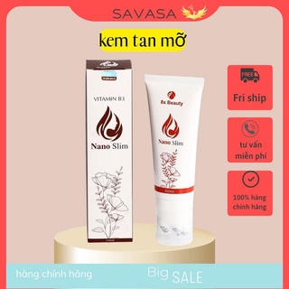 Kem tan mỡ 8x beauty đánh tan mỡ bụng đùi tay chân hiệu quả SAVASA TM02