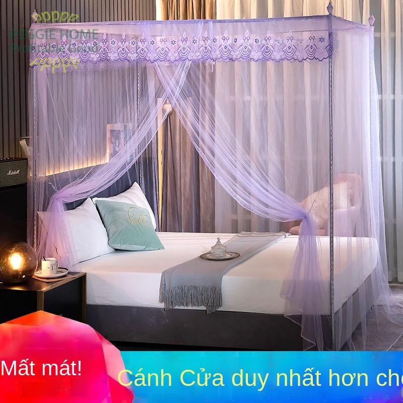 PEGGIEHOMECửa lưới chống muỗi đơn mã hóa hộ gia đình có khung chiếu nghỉ 1m 1,2m đôi 1,5m 1,8 giường ký túc xá sinh viên