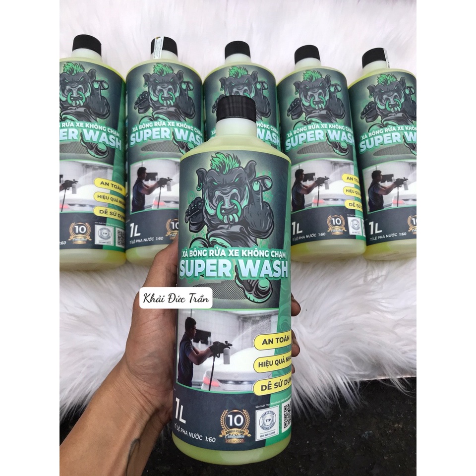 Nước rửa xe, Xà bông không chạm SPRAYKING Super Wash chai 1Lit