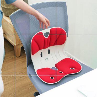 [SHOPEE_MALL] Ghế chống gù điều chỉnh tư thế Curble Chair Wider Red (Người Trên 50kg)