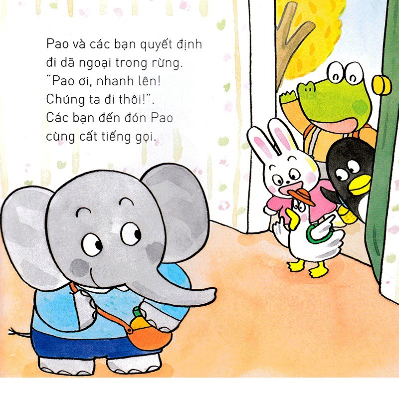Sách Ehon Pao Và Những Người Bạn 14 – Buổi Dã Ngoại Vui Vẻ