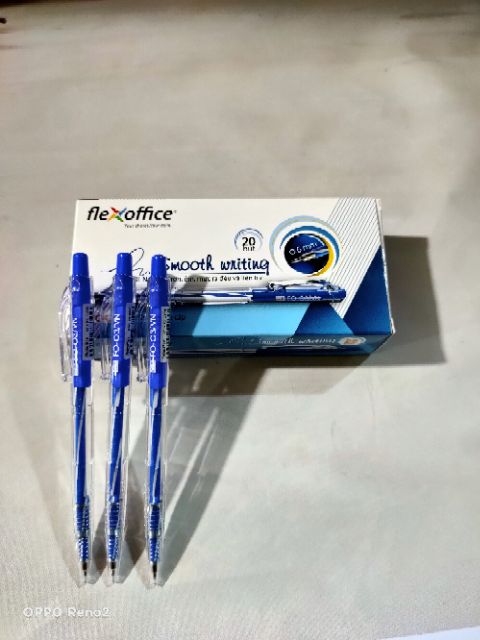 HỘP 20 CÂY BÚT FLEXOFFICE ĐỦ MÀU XANH,ĐỎ, ĐEN
