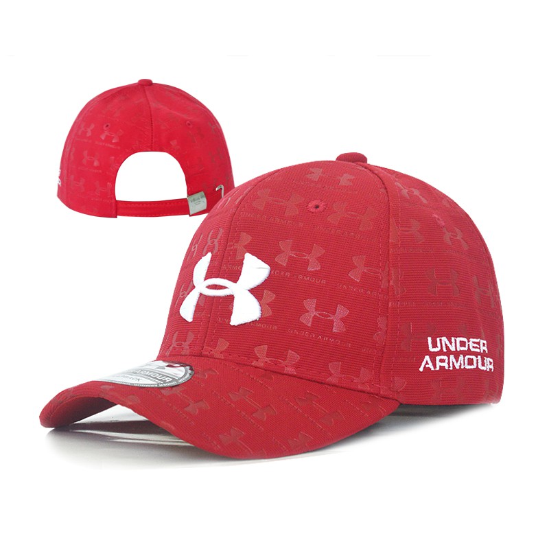 UNDER ARMOUR Mũ Lưỡi Trai Thêu Logo Under Armor Phong Cách Hàn Quốc