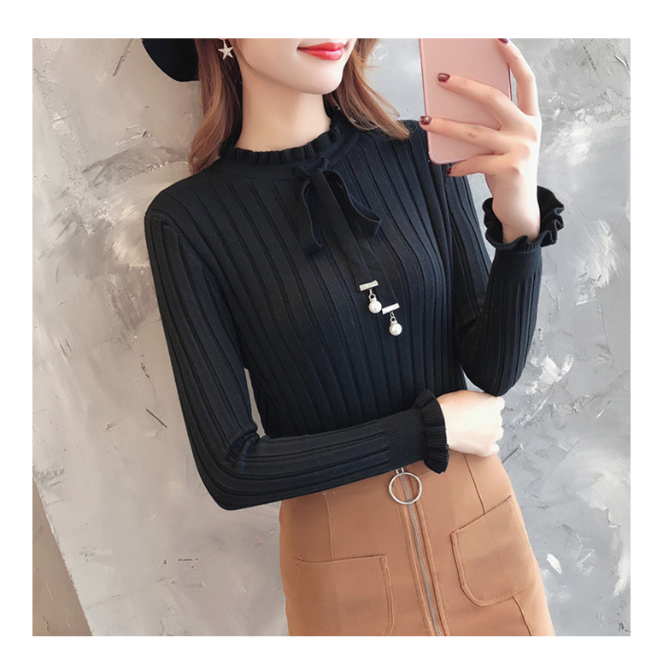 Áo Dệt Kim Chui Đầu Dáng Ôm Thiết Kế Ấm Áp Cho Nữ | BigBuy360 - bigbuy360.vn