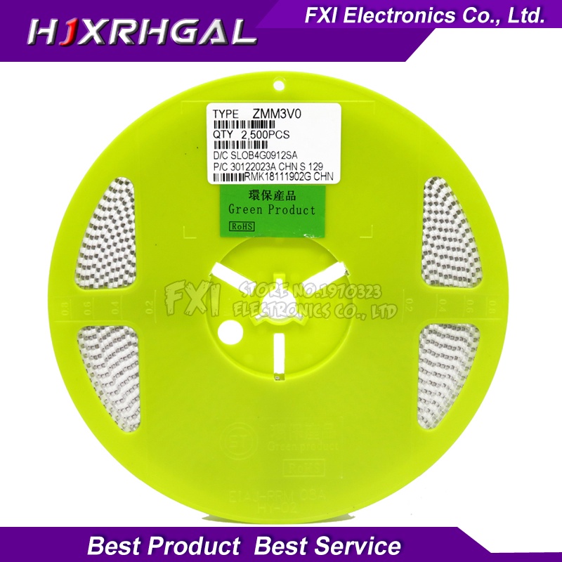 200 Điốt Zener ZMM 3V3 3V9 4V7 5V1 7V5 8V2 10V 12V 15V 16V 18V 20V 24V LL34 SMD