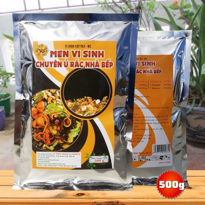 MEN Ủ RÁC Nhà Bếp Thành Phân Hữu Cơ Nhanh Hoai Mục, Không Hôi