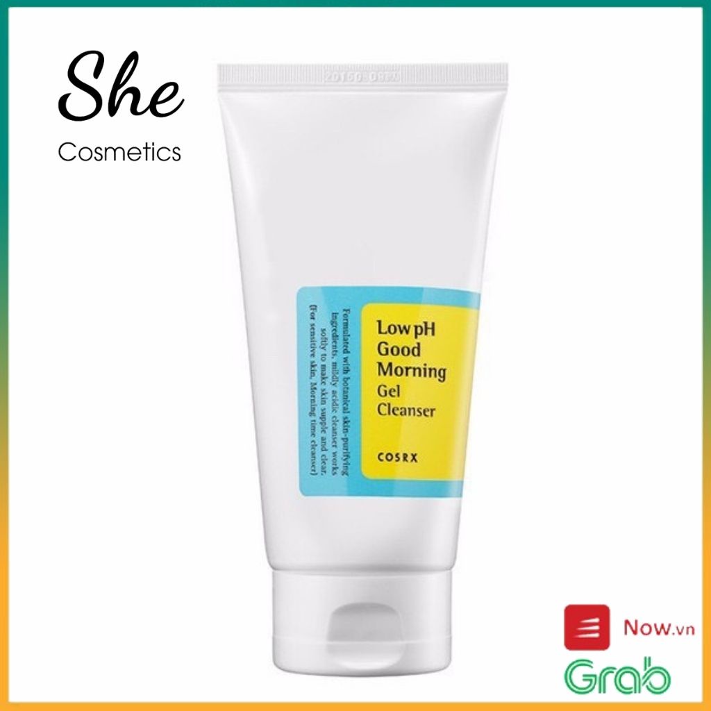 Sữa Rửa Mặt Cosrx dạng gel, dịu nhẹ Low pH Good Morning Gel Cleanser 150ml