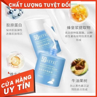 Siêu sale bộ đôi xịt chống nắng + kem chống nắng heyxi 50+ siêu sale