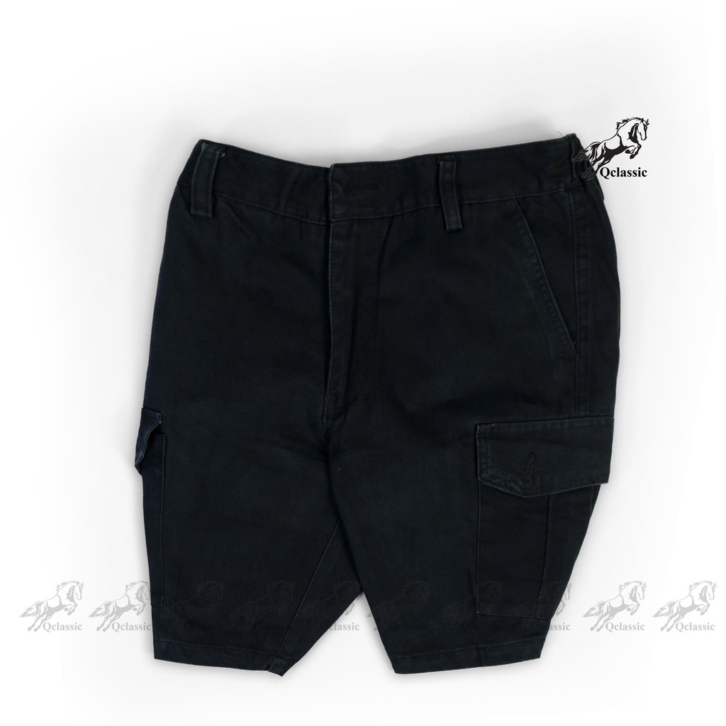 Quần short kaki nam túi hộp lưng thun trẻ trung năng động, vải dày dặn