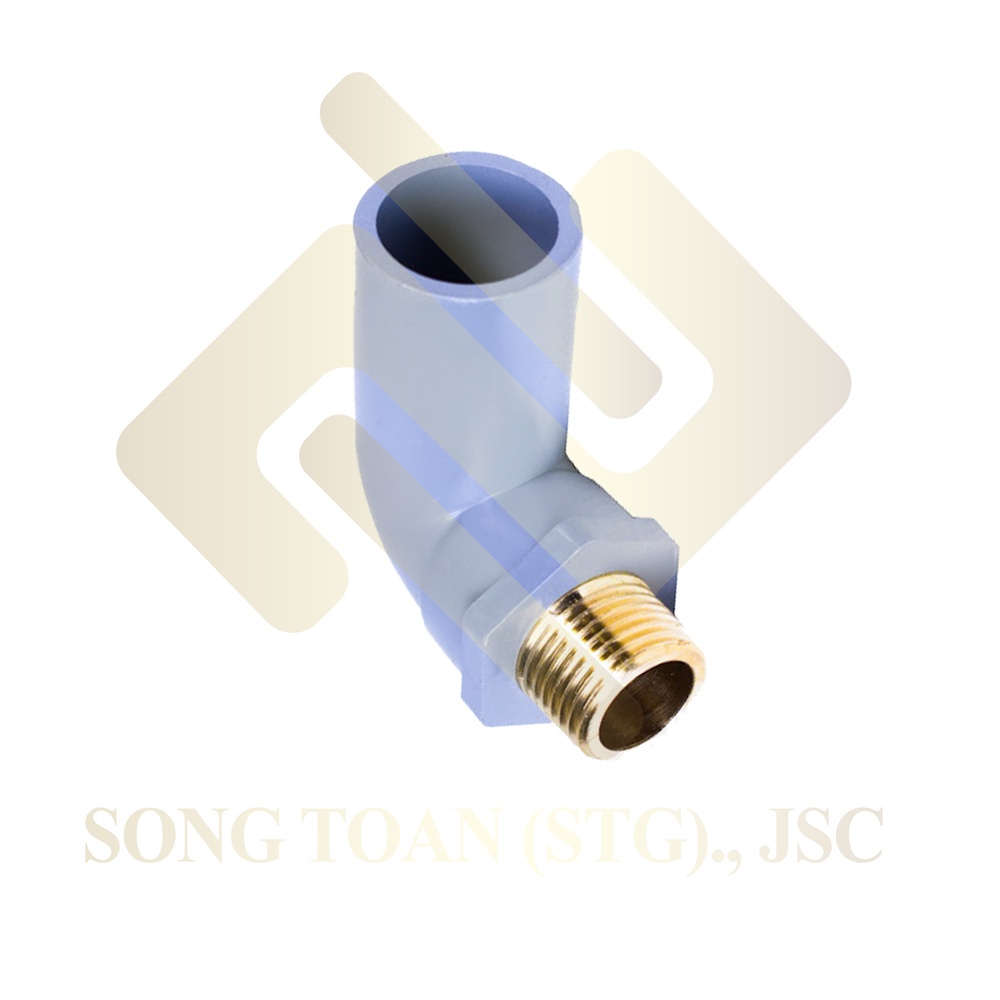 Co Nhựa Pvc Ren Ngoài Bsp Hệ G Bằng Đồng, Kết Nối Cong Ống Nhựa Pvc Trơn Dán - Thương Hiệu Ống Nhựa Bình Minh