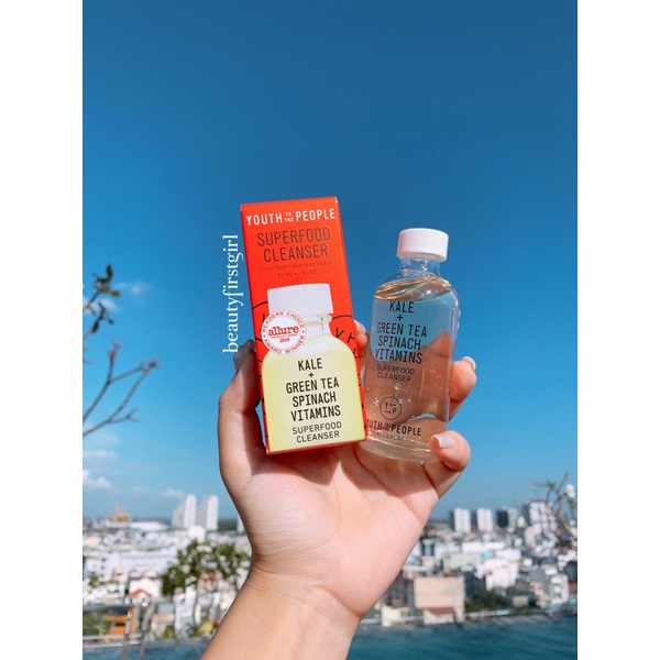 Sữa rửa mặt Youth To the People thiên nhiên Kale+ Green Tea.