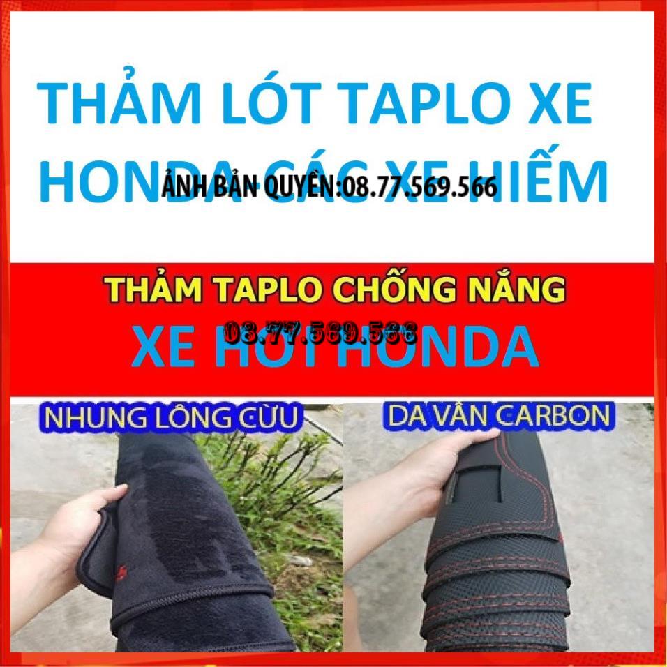THAM TAPLO DA VÂN GỖ HONDA ACCORD THẢM LÓT TAPLO 3 LỚP CHỐNG NÓNG XE HƠI Ô TÔ NHUNG LÔNG DA CARBON BẢO HÀNH 12 THÁNG