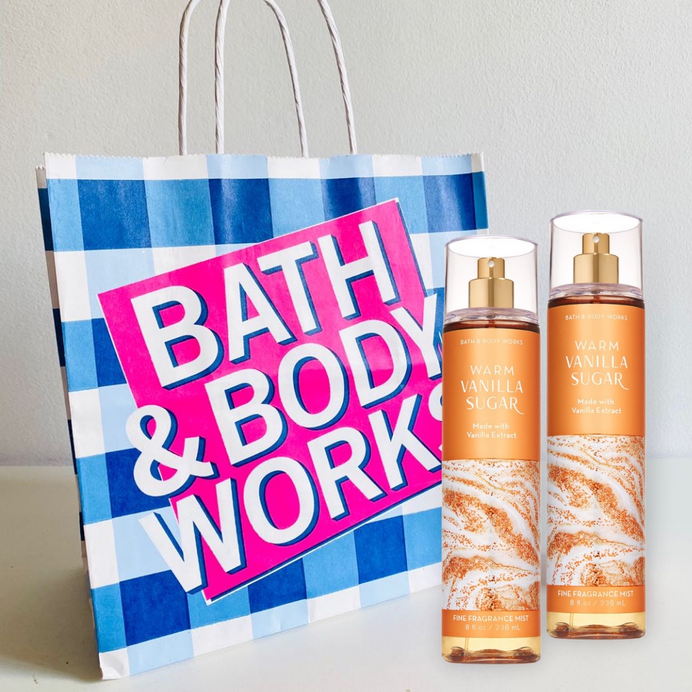Xịt Thơm Toàn Thân - Bath & Body Works Warm Vanilla Sugar Fine Fragrance Mist 236ML