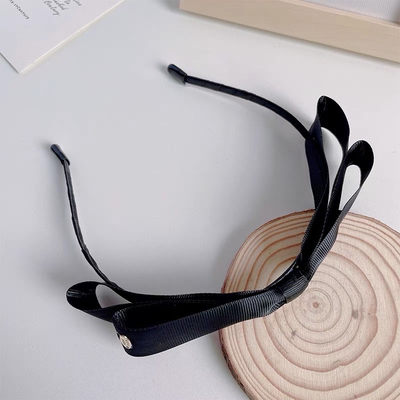 Băng Đô Ruy Băng Đính Nơ Jennie Charm Handmade - Vani Store [PKT00259]