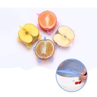 Set 6 nắp đậy thực phẩm silicon siêu dai