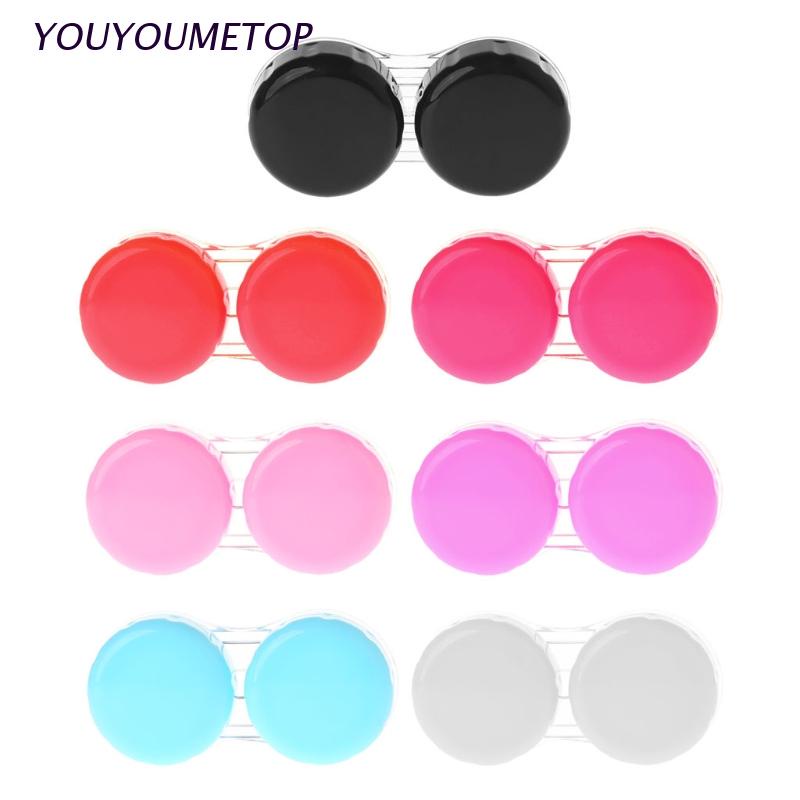 Hộp Đựng Kính Áp Tròng Nhiều Màu Kèm Phụ Kiện Tiện Dụng Cho Du Lịch