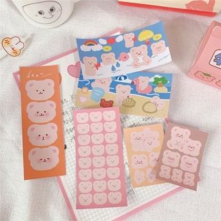 Set 2 tấm sticker gấu