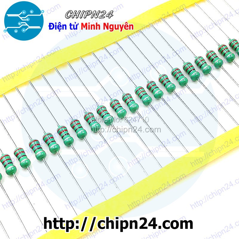 [10 CÁI] Cuộn cảm vạch 1/2W DIP 0410 (68/100/150/220/330/470UH) - [Chọn Loại]