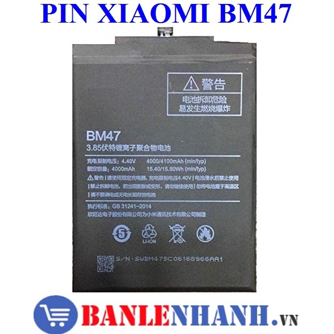 PIN XIAOMI BM47