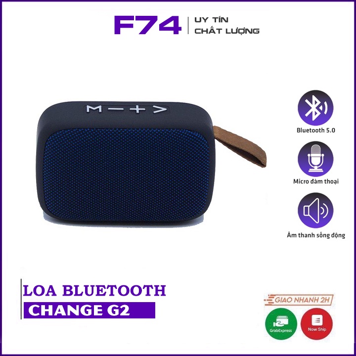 Loa buetooth mini ⚡️ 𝐅𝐑𝐄𝐄 𝐒𝐇𝐈𝐏 ⚡️ charge G2 nghe nhạc hay giá rẻ âm thanh tốt kiểu dáng nhỏ gọn Bảo hành đổi mới F74