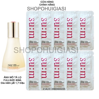 Gói tinh chất nước thần phép màu cho làn da giúp cải thiện mọi vấn đề về da - Su:m37 Secret Essence 1ml