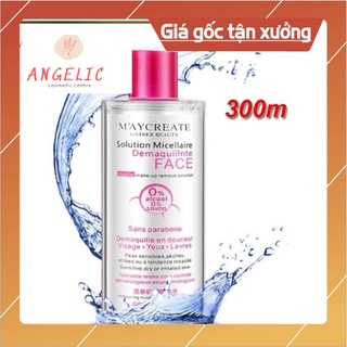 Nước Tẩy Trang 🍓𝐂𝐇𝐈́𝐍𝐇 𝐇𝐀̃𝐍𝐆🍓Nước tẩy trang 300ml MayCreate