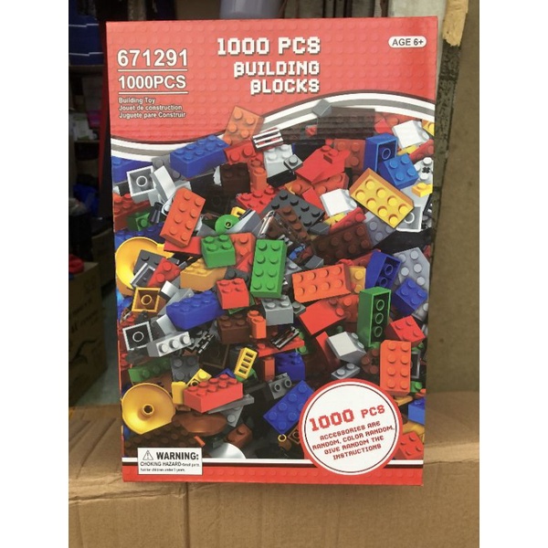 Bộ xếp hình lego 1000 chi tiết - Đồ chơi lắp ghép phát triển trẻ toàn diện