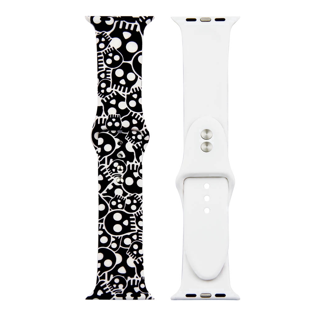 【Apple Watch Strap】Dây đeo silicon nhiều màu cho đồng hồ thông minh Apple Watch Series 5 6 se 4 3 2 1