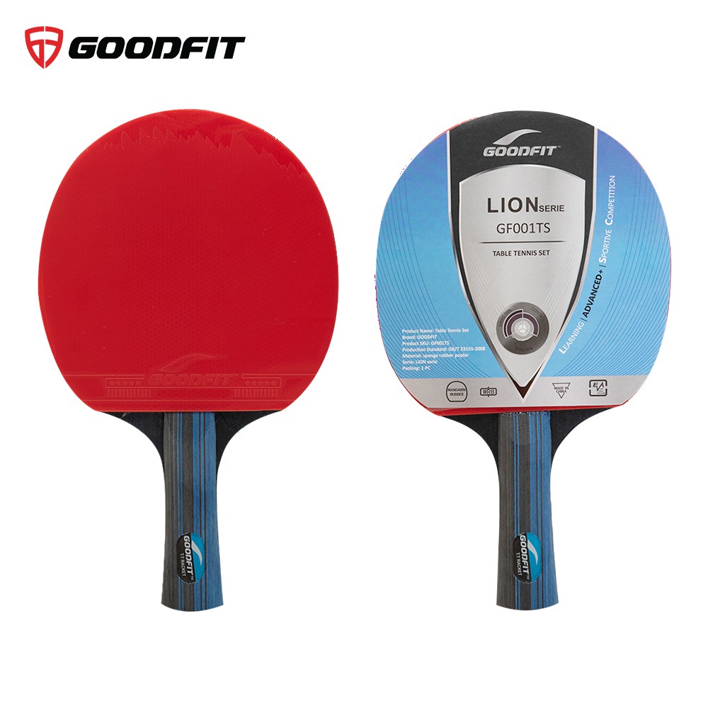 Bộ 2 vợt bóng bàn tặng kèm 3 bóng GoodFit GF001TS - Lema Sport