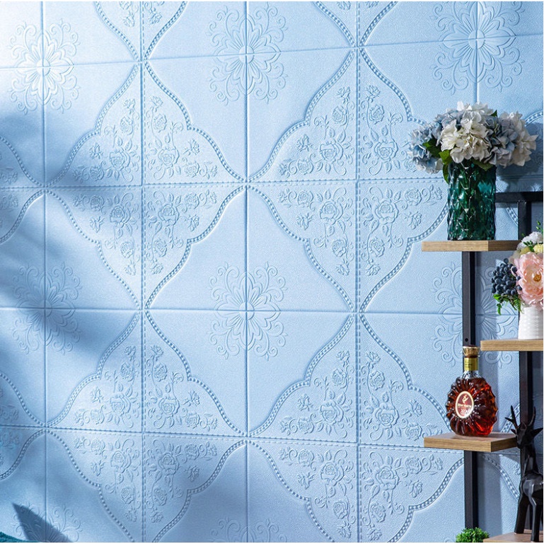 Miếng dán tường 3D bằng mút xốp trang trí phòng | BigBuy360 - bigbuy360.vn