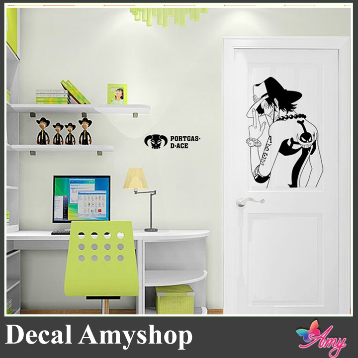 Decal tranh dán tường One Piece