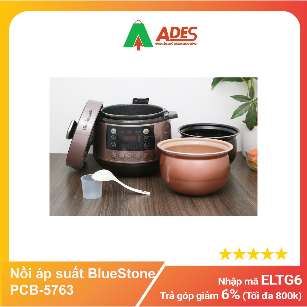 Nồi áp suất BlueStone PCB-5763/ 5763M - Chính hãng - Bảo hành 2 năm - NEW 2022