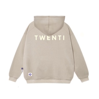 Áo hoodie TWENTI nỉ in basic