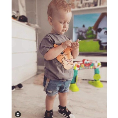 Áo thun bé trai gái Set 2 phông cộc ngắn tay chất cotton 4 chiều mềm mịn hàng cao cấp JIMADO E2.055.110