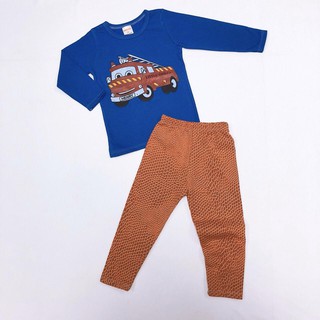 Combo 4 Đồ bộ bé trai tay dài màu