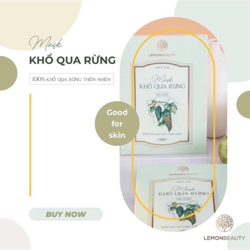 Mask Khổ Qua Rừng tặng cọ quét + băng đô tai mèo + cọ lông + thẻ tích điểm