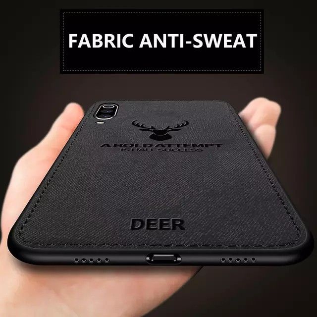 Ốp lưng vải đầu hươu Xiaomi Mi 9  / Mi 11 cao cấp