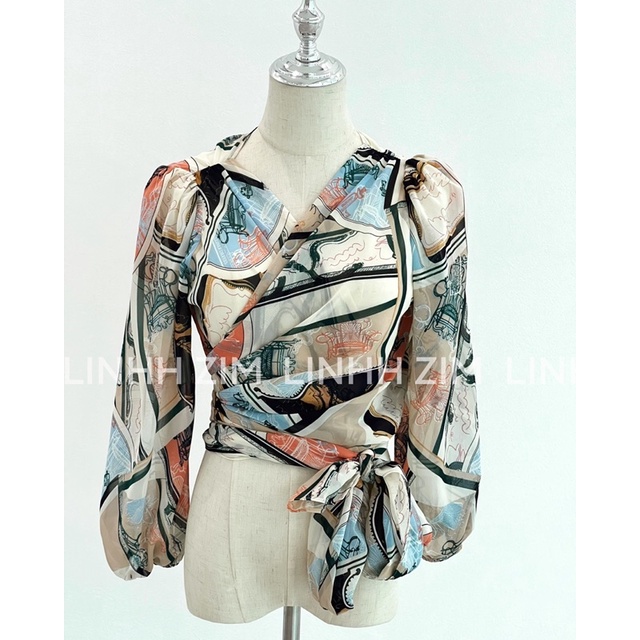 ÁO LACEY TOP Vạt buộc - LINHH ZIM