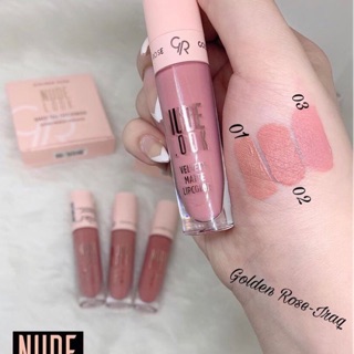 Son kem Golden rose Nudelook velvet matte lipcolor