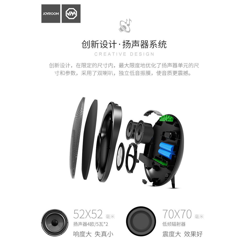 Loa Bluetooth Chính Hãng Joyroom JR-M02