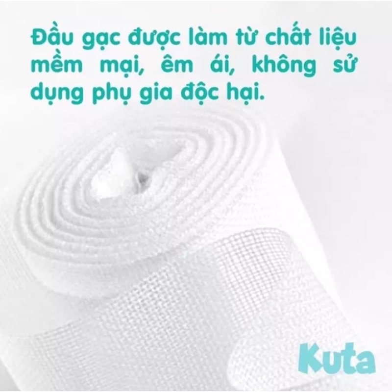 Gạc rơ lưỡi Kuta xuất Hàn an toàn, dạng que vô cùng tiện lợi (hộp 30 chiếc)