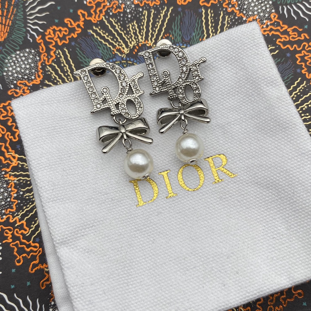 Khuyên Tai Chữ Cái Đính Đá Kim Cương Nhân Tạo Phong Cách Âu Mỹ Kiểu Mới Bằng Bạc 925 Độc Đáo