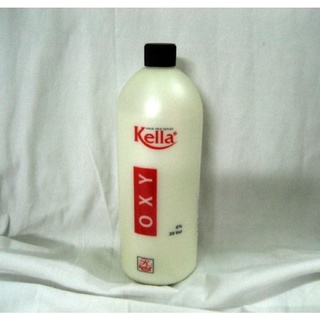Oxy trợ nhuộm tóc Kella 1000ml chai màu trắng nắp đen