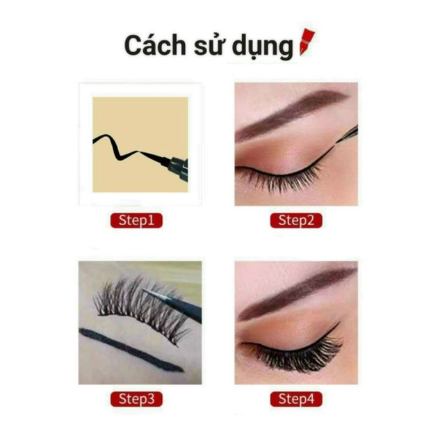 Bút kẻ mí mắt thần thánh 2 trong1 vừa kẻ mí vừa dán mi giả