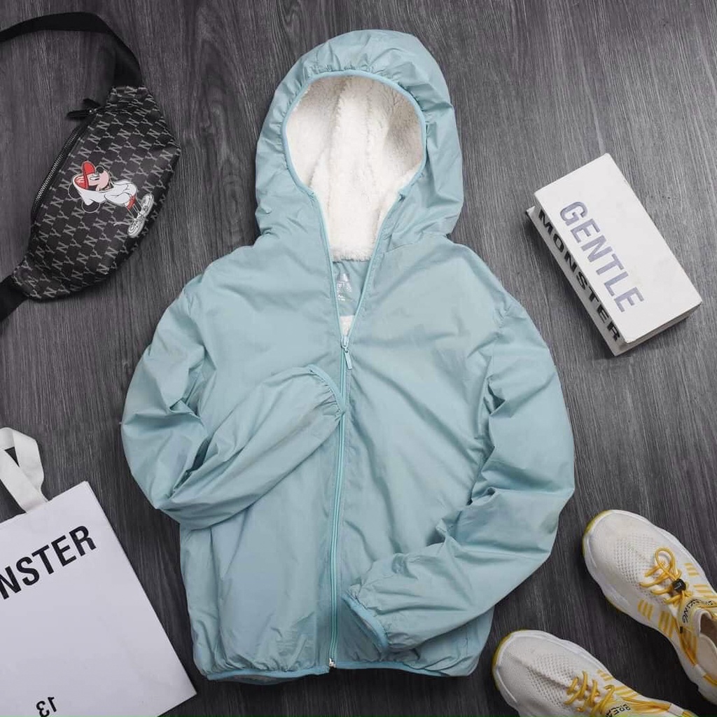 Áo khoác gió nữ lót lông THE MEI - áo khoác gió nữ VNXK 2 lớp lót chất gió tráng bạc, chống nước,chống gió, siêu ấm | BigBuy360 - bigbuy360.vn